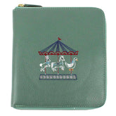 Porta Joias Margot Bordado Carrossel em Couro Personalizado