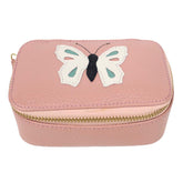 Porta Joias Mini Helena Borboleta em Couro Personalizado