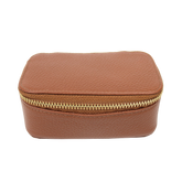 Porta Joias Mini Helena Caramelo Liso Pronta Entrega