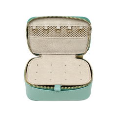Porta Joias Mini Helena Menta Liso Pronta Entrega