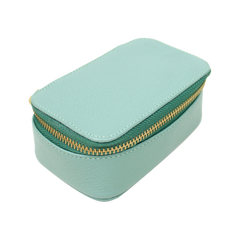 Porta Joias Mini Helena Menta Liso Pronta Entrega