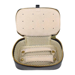 Porta Joias Mini Helena Preto Liso Pronta Entrega