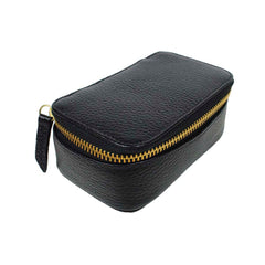 Porta Joias Mini Helena Preto Liso Pronta Entrega