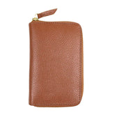 Porta Joias Zíper Caramelo Liso Pronta Entrega