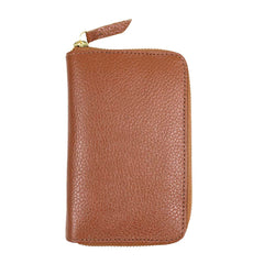 Porta Joias Zíper Caramelo Liso Pronta Entrega