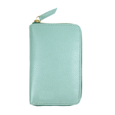 Porta Joias Zíper Menta Liso Pronta Entrega