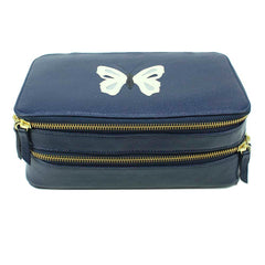 Porta Joias Olga Borboleta em Couro Personalizado