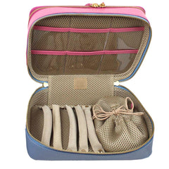 Porta Joias Olga Rosa Orquídea com Sky Pronta Entrega