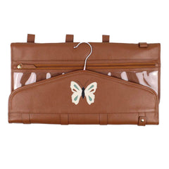Porta Laço Cabide Borboleta em Couro Personalizado