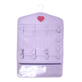 Porta Laço Cabide Coração em Couro Personalizado