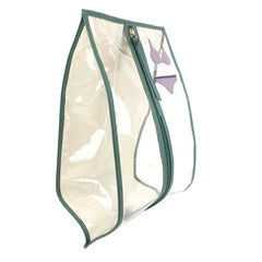 Porta Lingerie Esmeralda com Lilás Liso e Purple Pronta Entrega