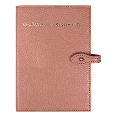 Porta Mini Certidão de Nascimento em Couro Personalizado