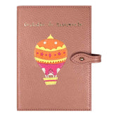 Porta Mini Certidão de Nascimento Balão Sarah em Couro Personalizado