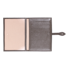 Porta Mini Certidão de Nascimento Libélula em Couro Personalizado