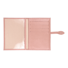 Porta Mini Certidão de Nascimento em Couro Personalizado