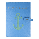 Porta Mini Certidão de Nascimento Marinheiro em Couro Personalizado