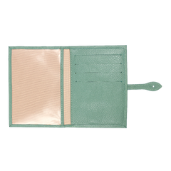 Porta Mini Certidão de Nascimento Onça em Couro Personalizado