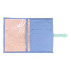 Porta Mini Certidão de Nascimento Estrela em Couro Personalizado