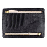 Porta Notas Preto Paris com Off White Lesard Pronta Entrega