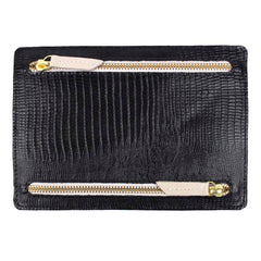 Porta Notas Preto Paris com Off White Lesard Pronta Entrega