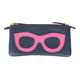 Porta Óculos Duplo Oceano com Rosa Orquídea Pronta Entrega