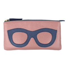 Porta Óculos Lunettes em Couro Personalizado