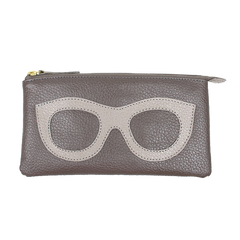 Porta Óculos Lunettes em Couro Personalizado