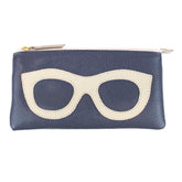 Porta Óculos Lunettes Oceano com Off White Liso Pronta Entrega
