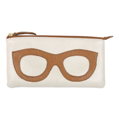 Porta Óculos Lunettes em Couro Personalizado