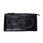 Porta Óculos Lunettes Preto Paris com Preto Liso Pronta Entrega