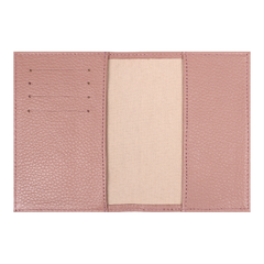 Porta Passaporte Girafinha Algodão Doce Liso com Off White Liso e Menta Liso Pronta Entrega