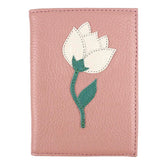 Porta Passaporte Tulipa em Couro Personalizado