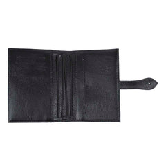 Porta Passaporte Boston 4 Preto Liso Pronta Entrega