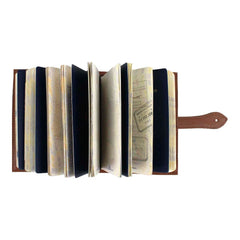 Porta Passaporte Boston 6 em Couro Personalizado