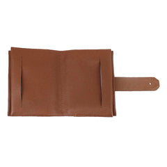 Porta Passaporte Dublin 8 Caramelo Liso com Caramelo Lesard Pronta Entrega
