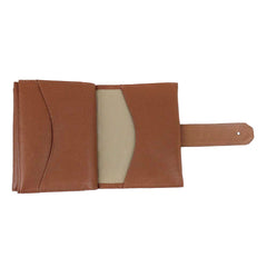 Porta Passaporte Dublin 8 Caramelo Liso com Caramelo Lesard Pronta Entrega