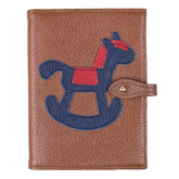 Porta Passaporte Duplo Little Horse em Couro Personalizado