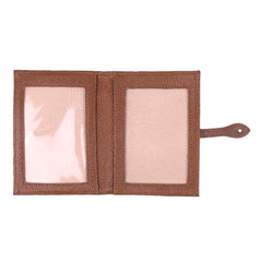 Porta Passaporte Duplo Little Horse Caramelo Liso com Marinho Liso e Vermelho Liso Pronta Entrega