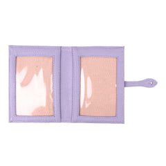 Porta Passaporte Duplo Little Elephant Lilás Liso com Cinza Claro Liso e Chumbo Pronta Entrega