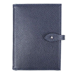 Porta Passaporte Duplo Masculino Marinho Liso Pronta Entrega