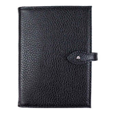 Porta Passaporte Duplo Masculino Preto Liso Pronta Entrega