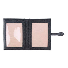 Porta Passaporte Duplo Masculino Preto Liso Pronta Entrega