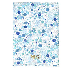 Porta Passaporte Ganso Estampa Ditsy Azul Pronta Entrega