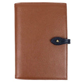 Porta Passaporte Família 4 Caramelo Liso com Marinho Liso Pronta Entrega