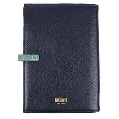 Porta Passaporte Família 4 Marinho Liso com Jade Pronta Entrega