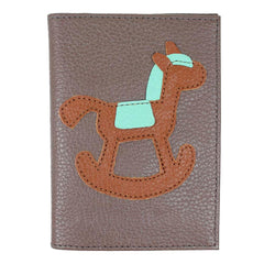 Porta Passaporte Little Horse em Couro Personalizado
