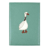 Porta Passaporte Ganso Jade Pronta Entrega