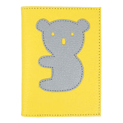 Porta Passaporte Little Koala em Couro Personalizado