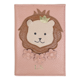 Porta Passaporte Leoa Algodão Doce Liso Pronta Entrega