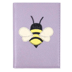 Porta Passaporte Abelha em Couro Personalizado